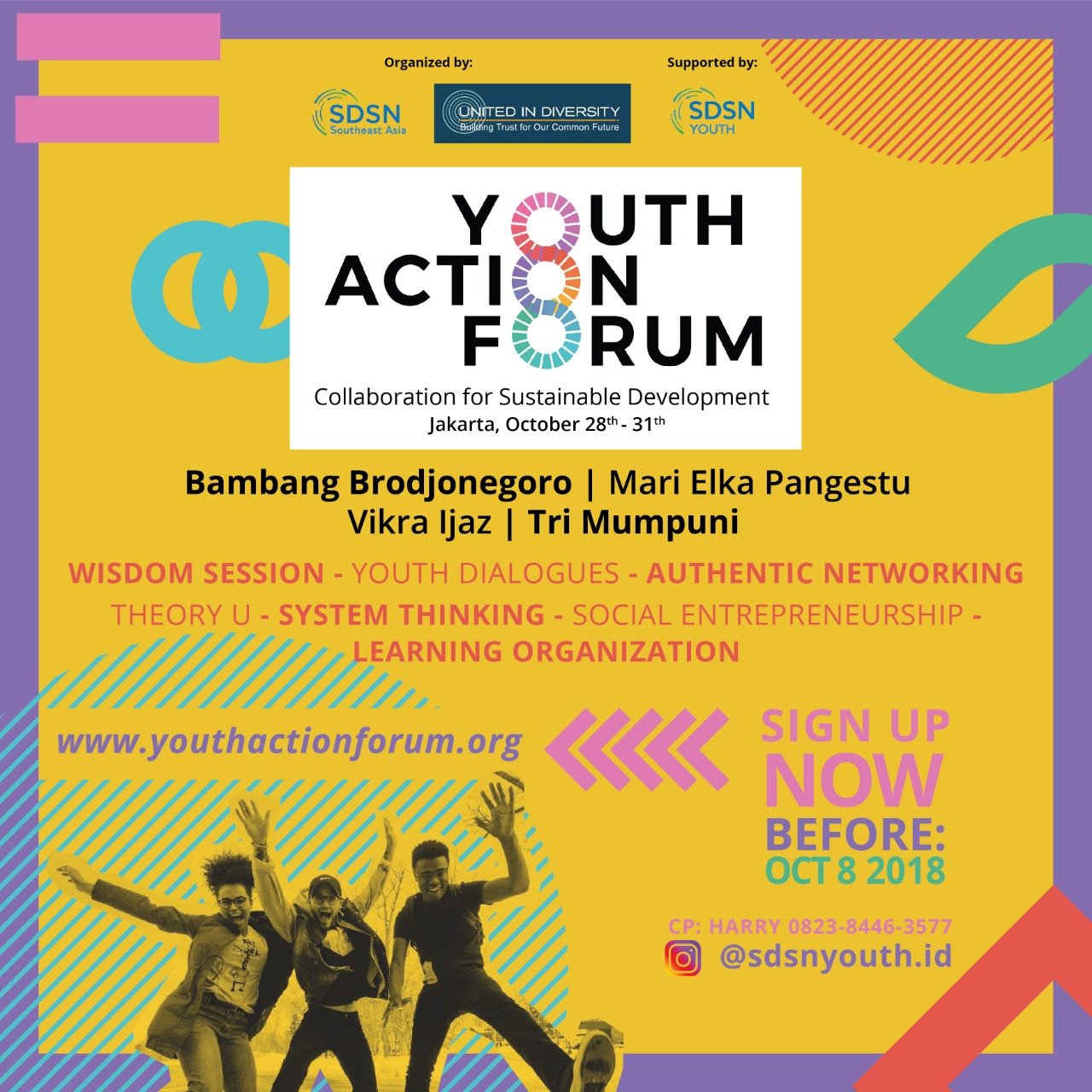 Youth Action Forum Memanggil Para Anak Muda untuk Indonesia yang Lebih Baik. Yuk Ikutan!