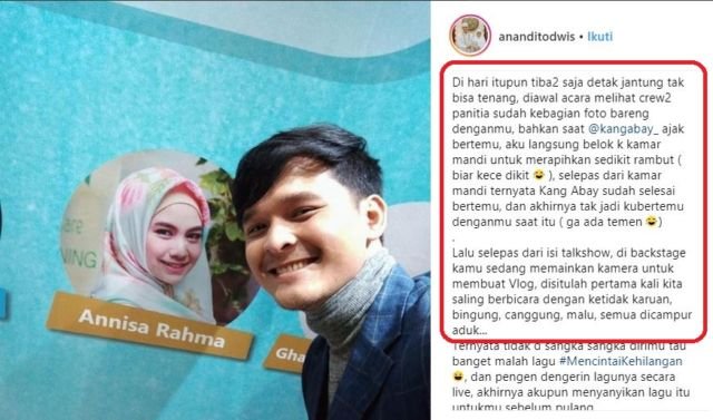 5 Hal Baik yang Bisa Kamu Petik dari Hubungan Anisa Rahma dan Anandito. Manisnya Kebangetan!