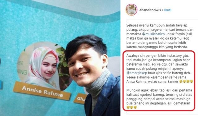 5 Hal Baik yang Bisa Kamu Petik dari Hubungan Anisa Rahma dan Anandito. Manisnya Kebangetan!