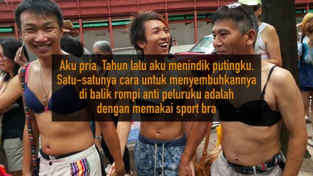 Bukan Karena Mereka Gay atau Waria Saja, Ini 10 Pengakuan Cowok yang Suka Pakai Bra