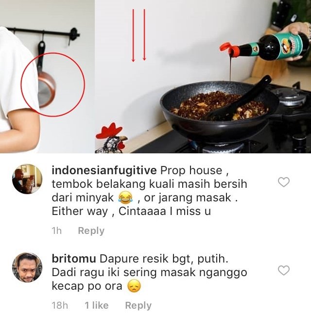 Nasi Goreng Buatan Dian Sastro Terlihat Terlalu Hitam, Muncullah 3 Golongan Warganet yang Berkomentar~