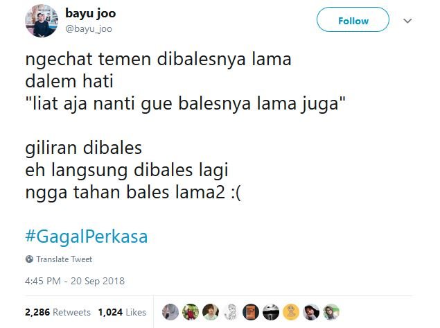 20 Tweet #GagalPerkasa ini Bakal Bikin Kamu Hati-Hati buat Deketin Gebetan. Jangan Sampai Kejadian!