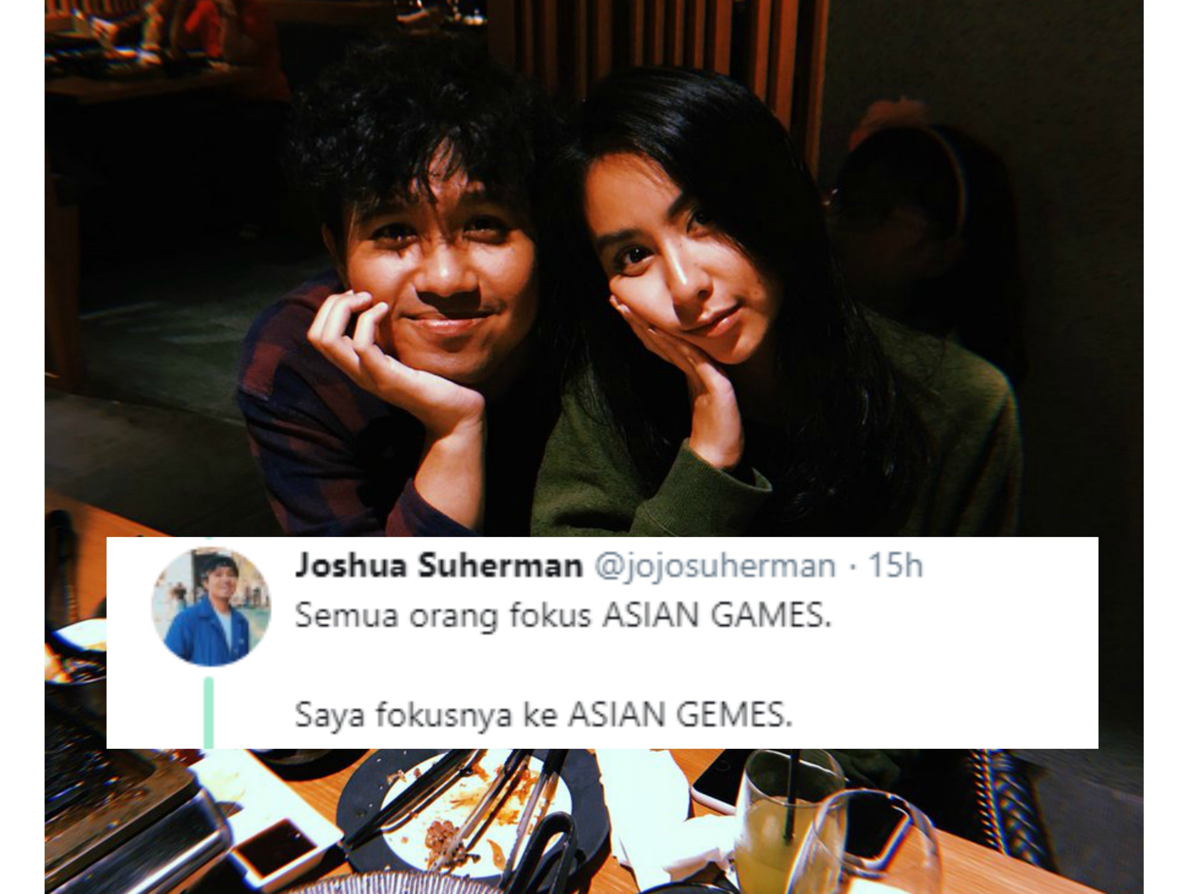 Jojo Atlet Dapat Emas, Jojo Suherman Dapat ‘Emesh’, Pasca Umumkan Jadian dengan Clairine Clay. Ciye~