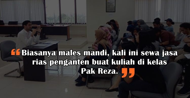 10 Skema Kuliah inilah yang Mungkin Terjadi Jika Reza Rahadian yang Jadi Dosen. Rajin Ngampus deh~