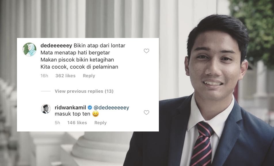 Putra Ridwan Kamil Masih Available, Begini 15 Gombalan Warganet Biar Masuk Kandidat Calon Mantu