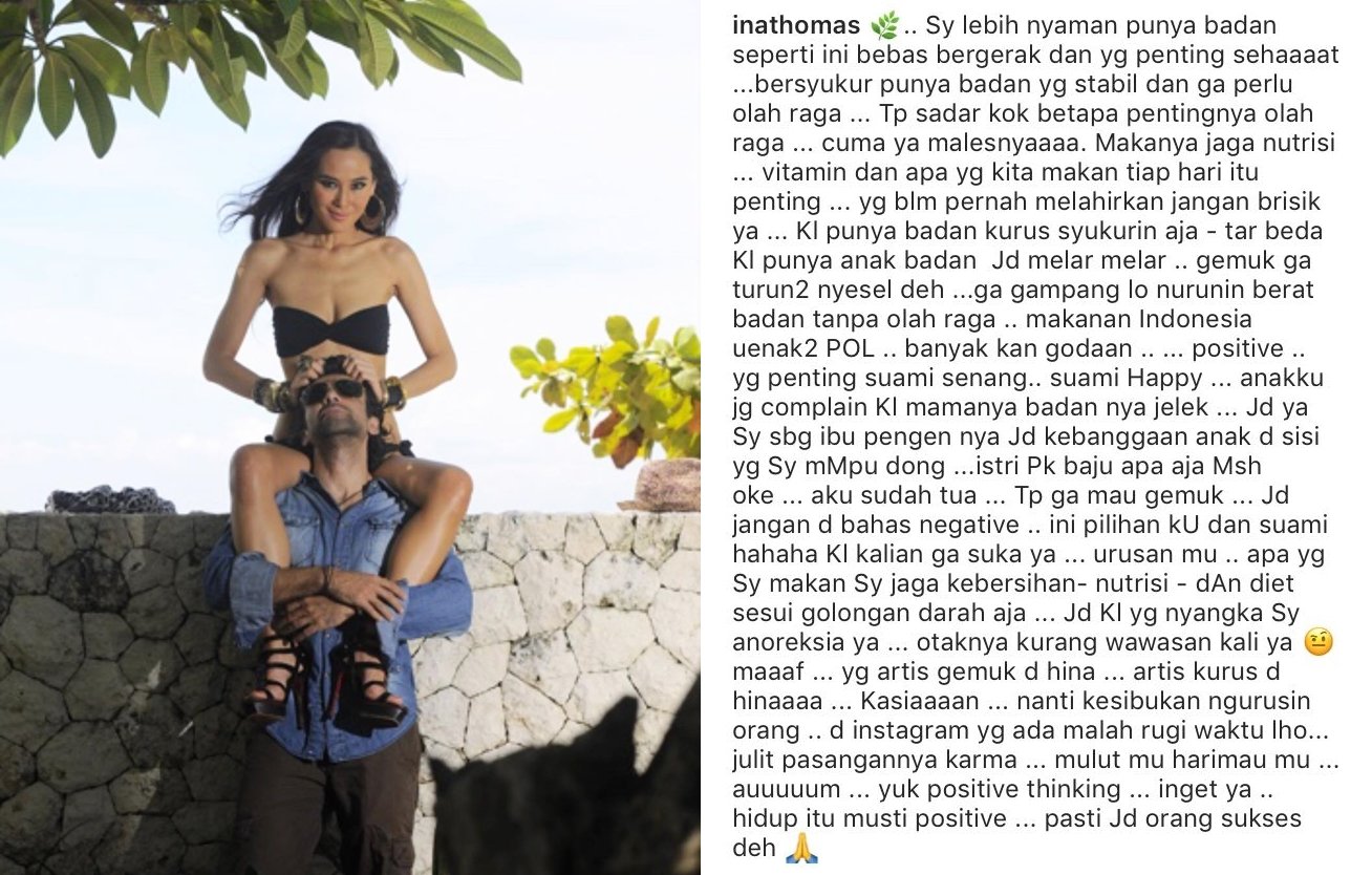 Istri Jeremy Thomas Dicerca Netizen karena Dianggap Terlalu Kurus, Ada yang Bilang Anoreksia juga :(