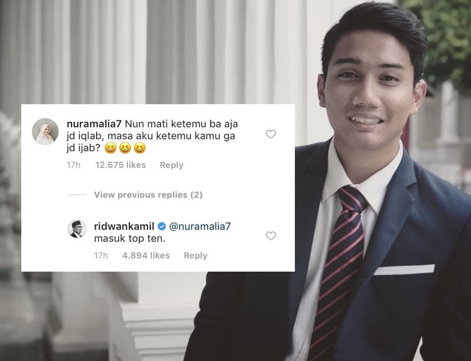 Putra Ridwan Kamil Masih Available, Begini 15 Gombalan Warganet Biar Masuk Kandidat Calon Mantu