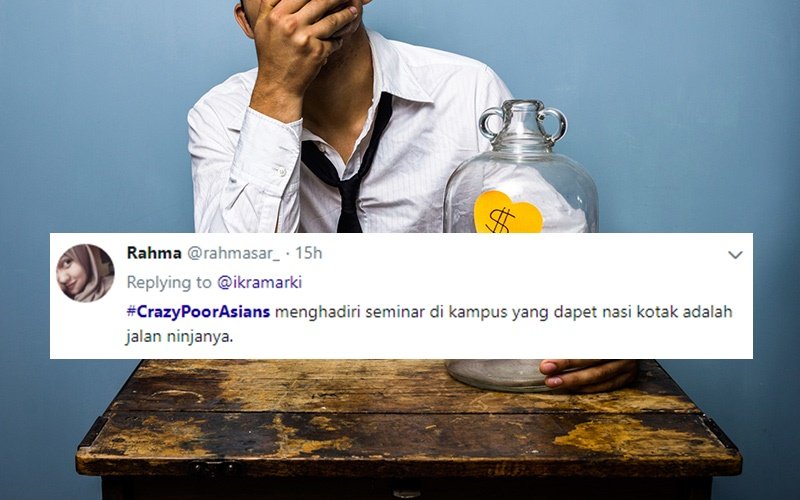 Nggak Mau Kalah, Warganet Turut Ramaikan Tagar #CrazyPoorAsians. Anak Kosan Pasti Paham nih~