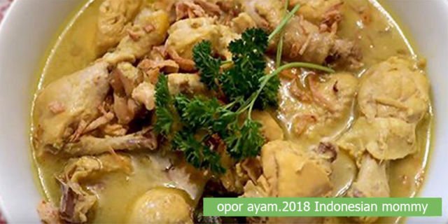 Masakan Indonesia Opor Ayam