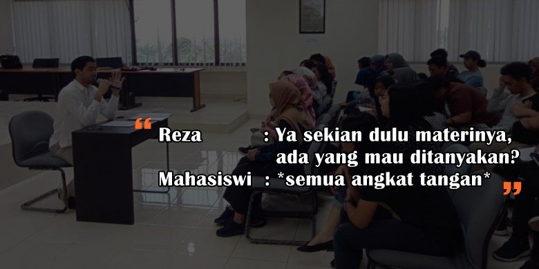 10 Skema Kuliah inilah yang Mungkin Terjadi Jika Reza Rahadian yang Jadi Dosen. Rajin Ngampus deh~