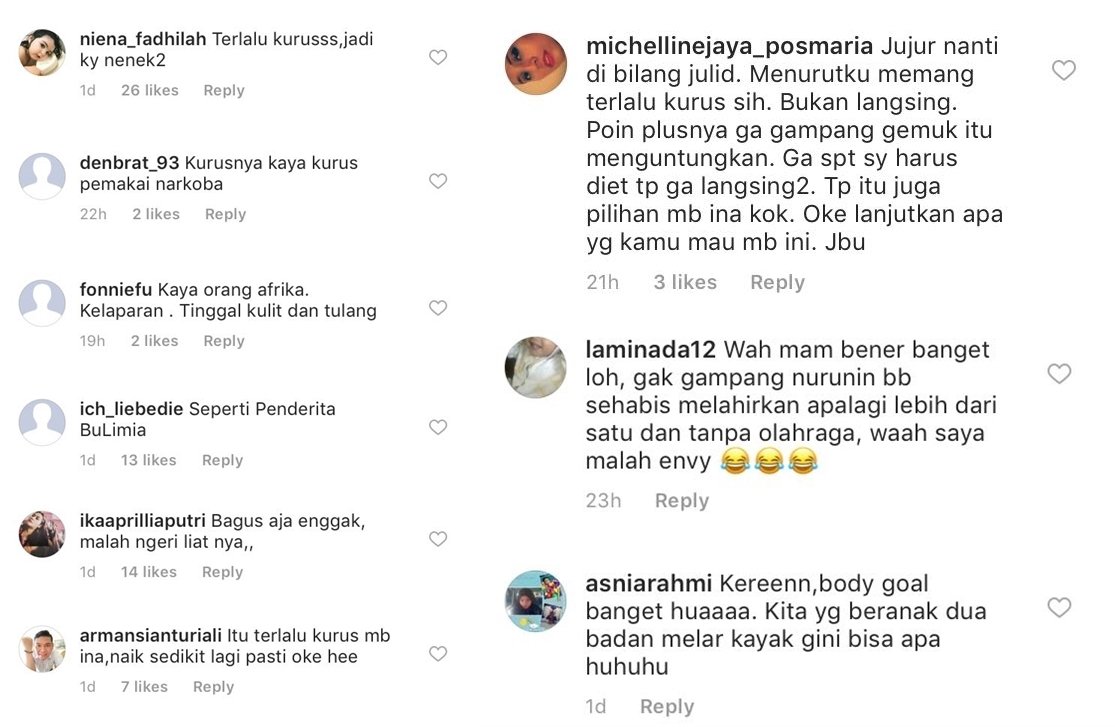 Istri Jeremy Thomas Dicerca Netizen karena Dianggap Terlalu Kurus, Ada yang Bilang Anoreksia juga :(