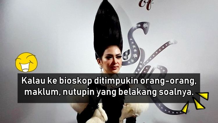 Menerka 10 Kesulitan Syahrini Ketika Berdandan dengan Jambul Khatulistiwanya. Wow, Manjyaaah!