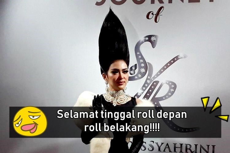 Menerka 10 Kesulitan Syahrini Ketika Berdandan dengan Jambul Khatulistiwanya. Wow, Manjyaaah!