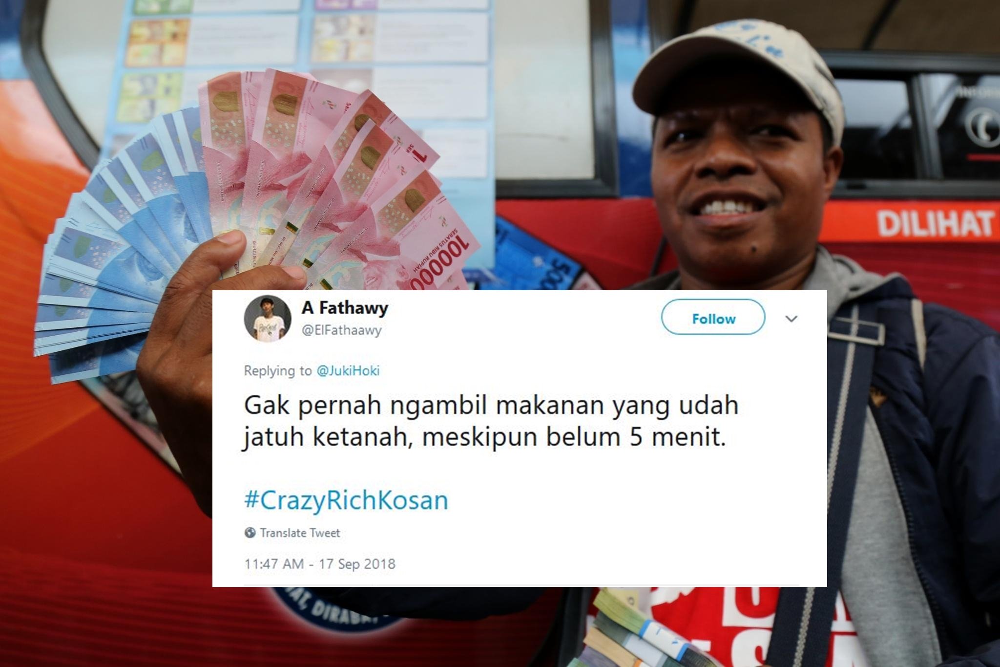 Crazy Rich Asians Nggak Ada Apa-Apanya Dibanding #CrazyRichKosan. Gini Aja Udah Dianggap Kaya Raya~