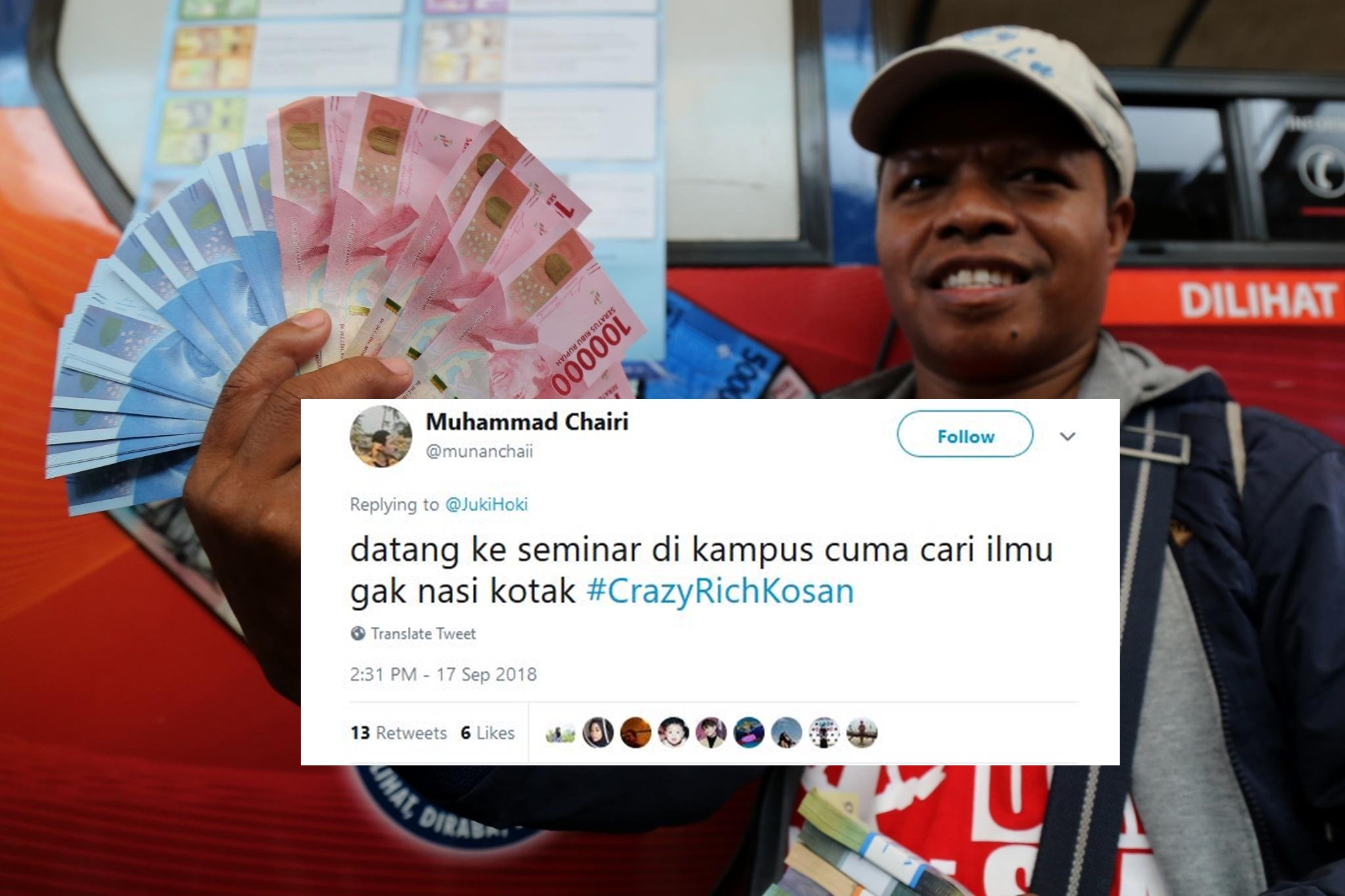 Crazy Rich Asians Nggak Ada Apa-Apanya Dibanding #CrazyRichKosan. Gini Aja Udah Dianggap Kaya Raya~