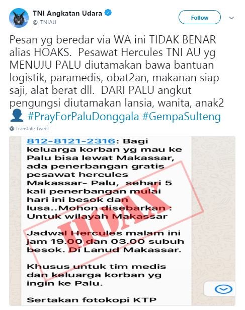 Mulai Dari #KebohonganRatna Sampai Kabar Gempa di Jakarta. Inilah 9 Berita Hoaks Minggu Ini