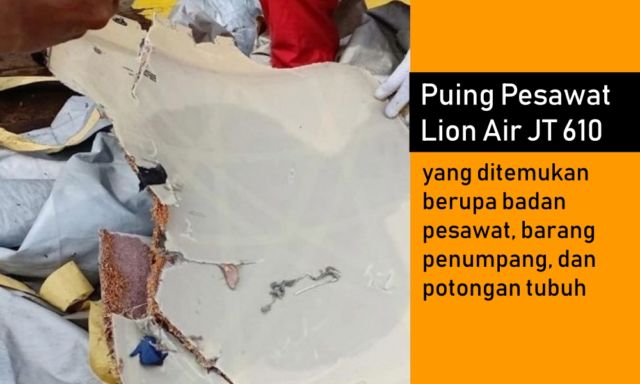 Indonesia Kembali Berduka, Lion Air JT 610 Jatuh di Laut. Ini 7 Fakta yang Terhimpun Sampai Saat Ini