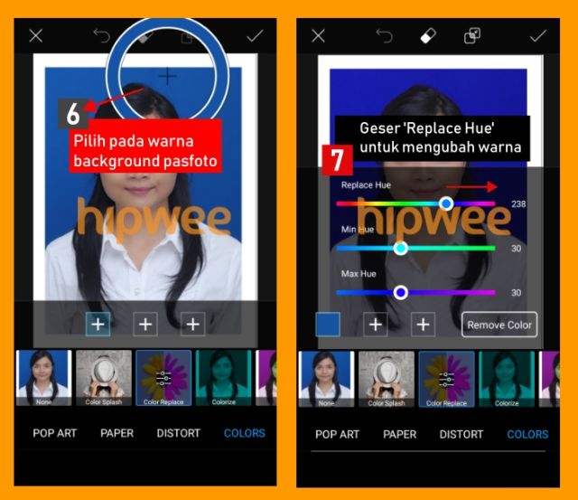 Cara Mengubah Warna Background Pasfoto dengan Ponsel dengan Cepat