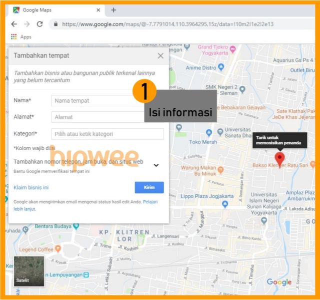 Inilah 5 Langkah Memasukkan Lokasi ke Google Maps. Solusi Buat Lokasi Pernikahan yang Sulit Dicari