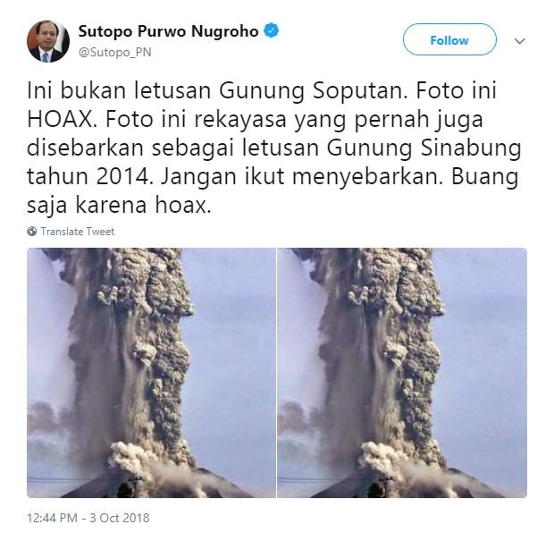 Mulai Dari #KebohonganRatna Sampai Kabar Gempa di Jakarta. Inilah 9 Berita Hoaks Minggu Ini