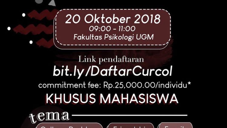 Yuk Ikuti Rangkaian Dopamination, Acara Fakultas Psikolosi UGM untuk Sambut Hari Kesehatan Mental!