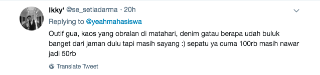 Nggak Mau Kalah sama Anak Horang Kayah, inilah 18 Review Outfit Ala Warganet Twitter. Irit, Beb~