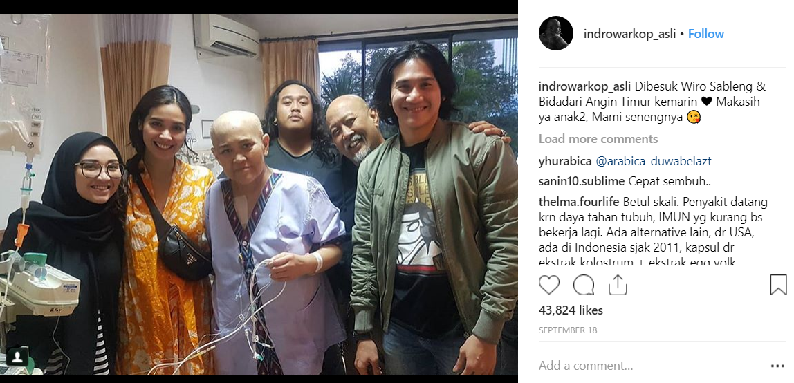 Istri Indro Warkop Meninggal Dunia, Perjuangan Lawan Kanker Bersama sang Suami Nggak Pernah Sia-Sia