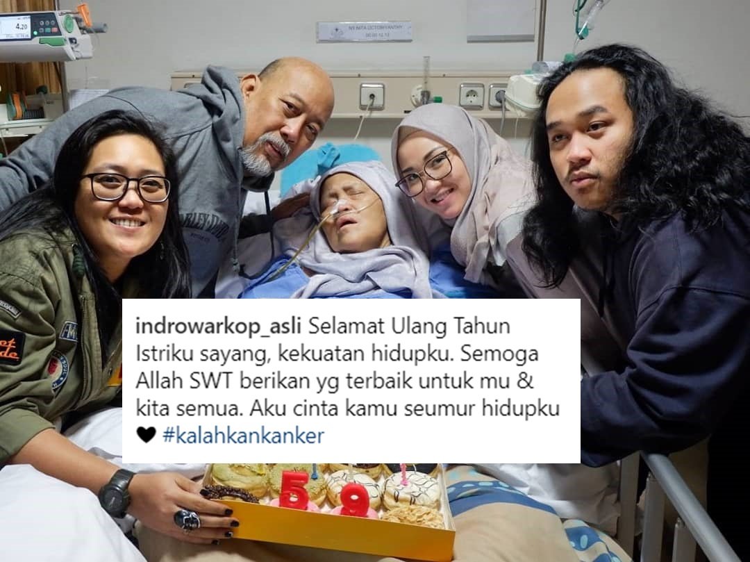 Istri Indro Warkop Meninggal Dunia, Perjuangan Lawan Kanker Bersama sang Suami Nggak Pernah Sia-Sia