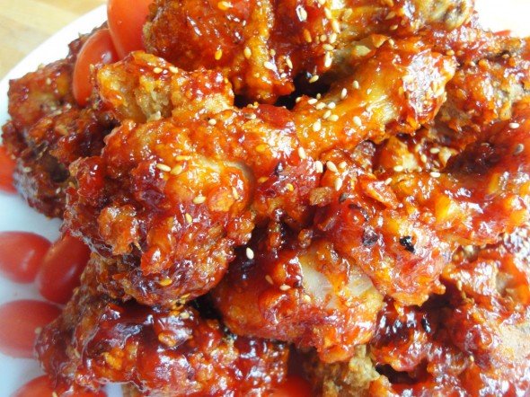 Resep dan Tutorial Memasak Korean Sweet-Sour Spicy Chicken Wing yang Nikmat dan Gurih. Nggak Heran Bikin Kamu Nagih!