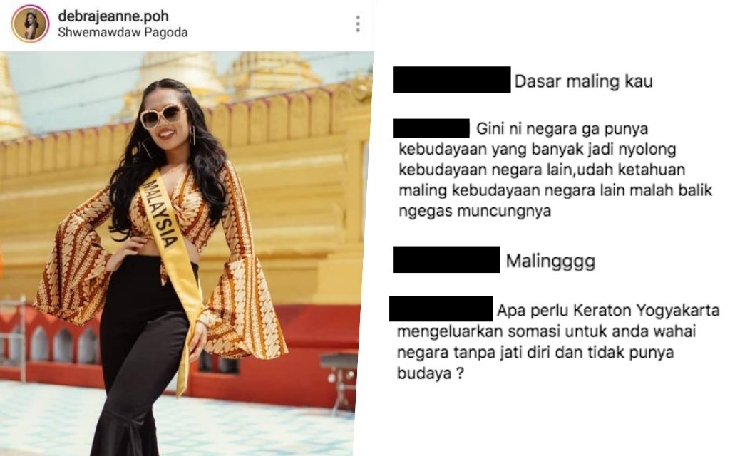 Netizen Indonesia Serang Miss Grand Malaysia di Kolom IG Karena Pakai Batik dari Jawa. Segitunya ya?