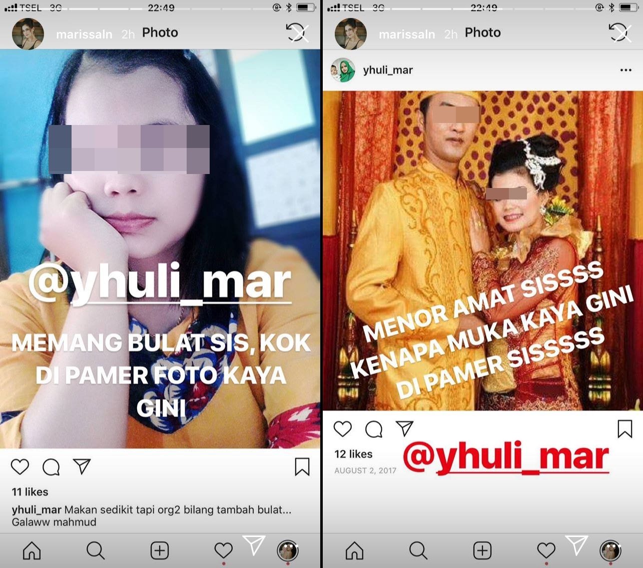 Tubuhnya Dibilang Melar, Marissa Nasution Permalukan Balik Seorang Warganet. Medsos Memang Kejam~