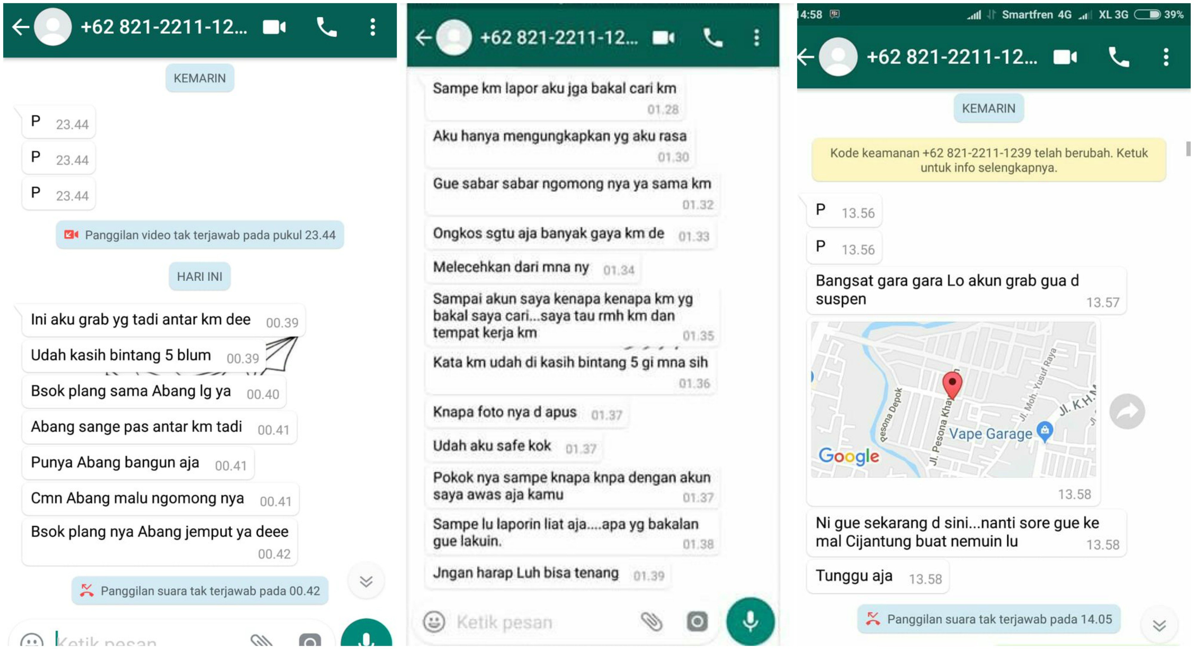 Curhatan Warganet yang Dilecehkan dan Diancam Driver Ojol Bikin Merinding. Cewek Harus Hati-hati, Ya!