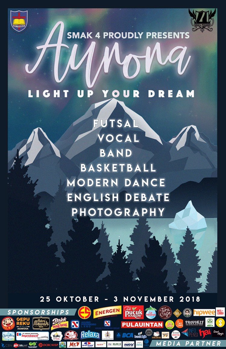 Bertema ‘Light Up Your Dream’, Pass Four Aurora 2018 Segera Digelar. Yuk Ikut dan Rapatkan Barisan!