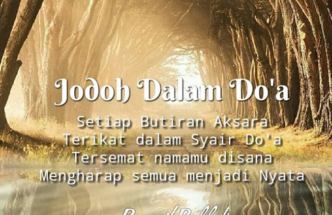 #PuisiHipwee; Bahagiamu dan Jodoh dalam Do'a