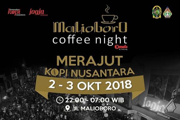 Buat Pecinta Kopi, Yuk Datang ke Malioboro Coffee Night Festival. Ada 26.200 Gelas Kopi Gratis Lho!