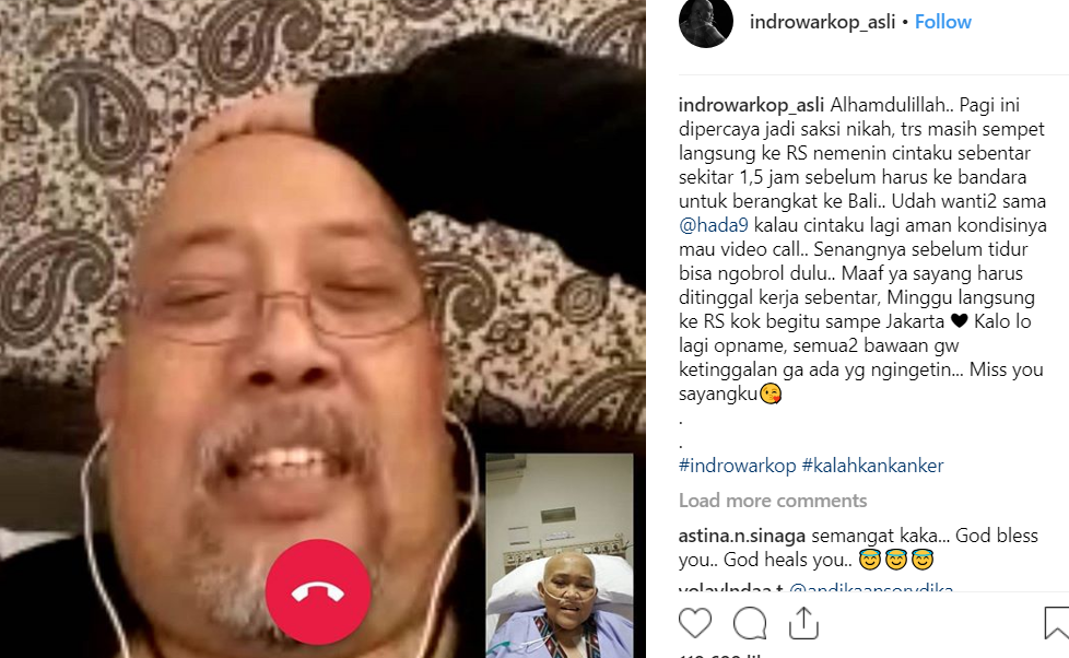 Istri Indro Warkop Meninggal Dunia, Perjuangan Lawan Kanker Bersama sang Suami Nggak Pernah Sia-Sia