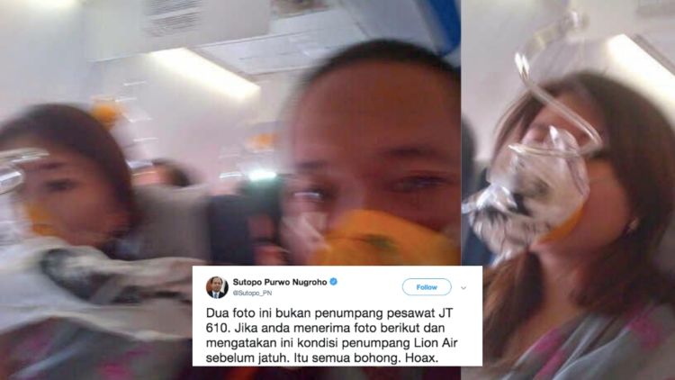 4 Daftar Hoaks Seputar Kecelakaan Pesawat Lion Air JT-610. Duh, Lagi Berduka Masih Aja Ada Hoax