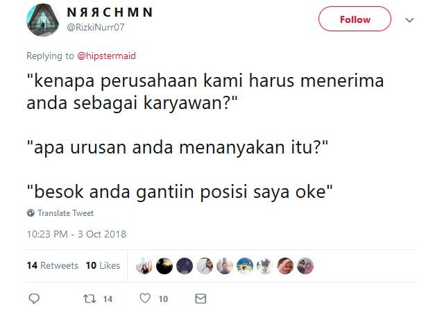 Kalau Warganet Jadi HRD, ini 13 Jawaban yang Bikin Kamu Lolos Interview dan Diterima Bekerja