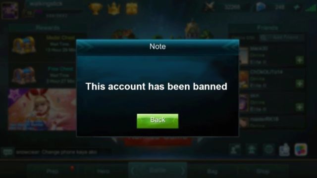 Permanent ban