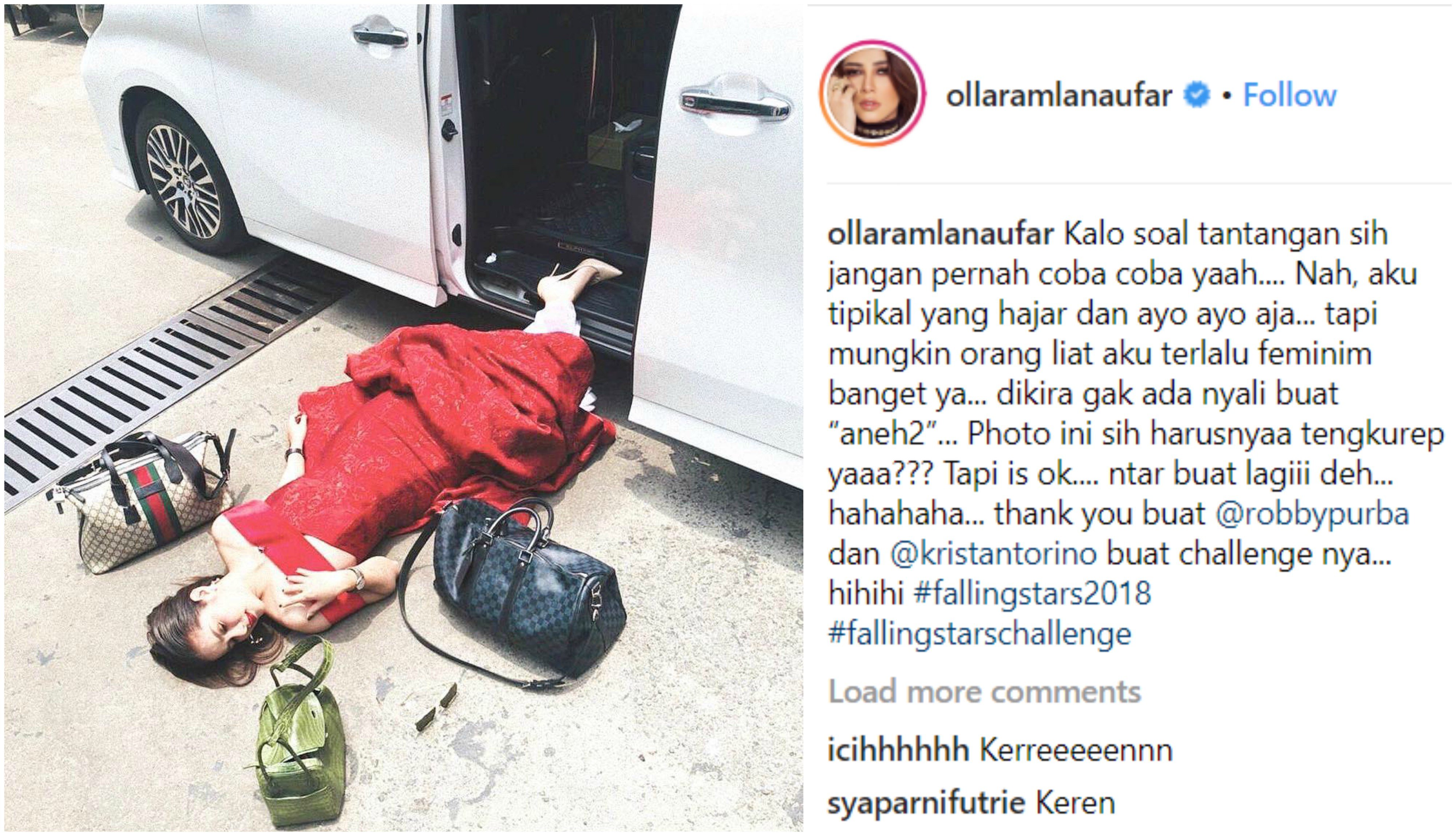 Lagi Rame Seleb #FallingStarsChallenge, Ketika Jatuh pun Harus Glamor. Eh, Tapi Ada yang Nelangsa sih :D