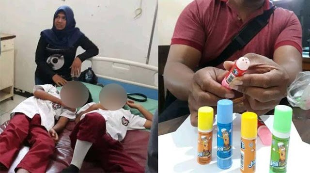 Belasan Siswa SD Diduga Keracunan Permen Jelly Stik. Sampai Kabarnya Ada yang Sampai Meninggal Dunia