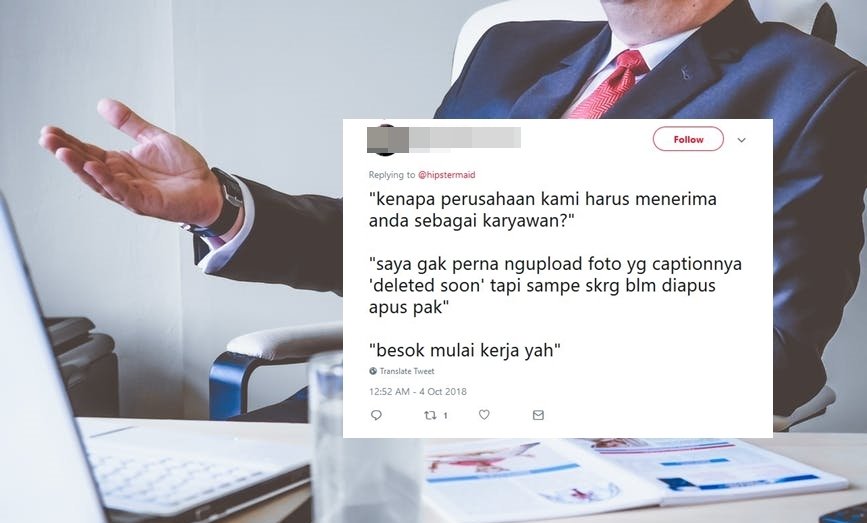 Kalau Warganet Jadi HRD, ini 13 Jawaban yang Bikin Kamu Lolos Interview dan Diterima Bekerja