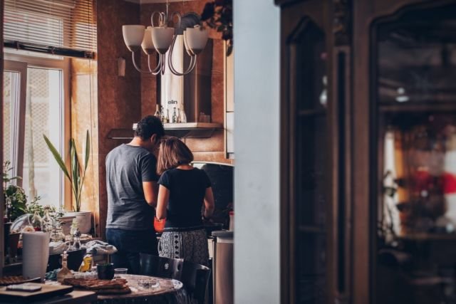 Couple masak