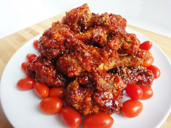 Resep dan Tutorial Memasak Korean Sweet-Sour Spicy Chicken Wing yang Nikmat dan Gurih. Nggak Heran Bikin Kamu Nagih!