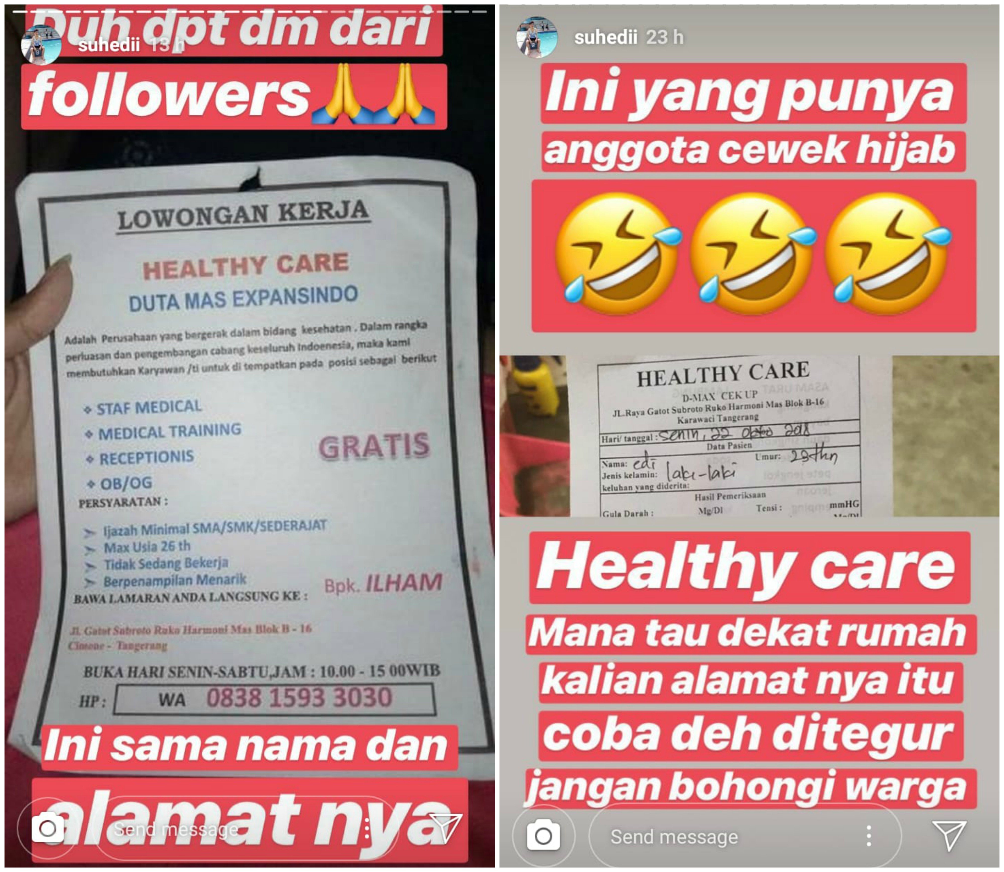 Viral Video Dimintai Uang Setelah Cek Kesehatan, Pelajaran Agar Lebih Hati-hati sama Orang Asing