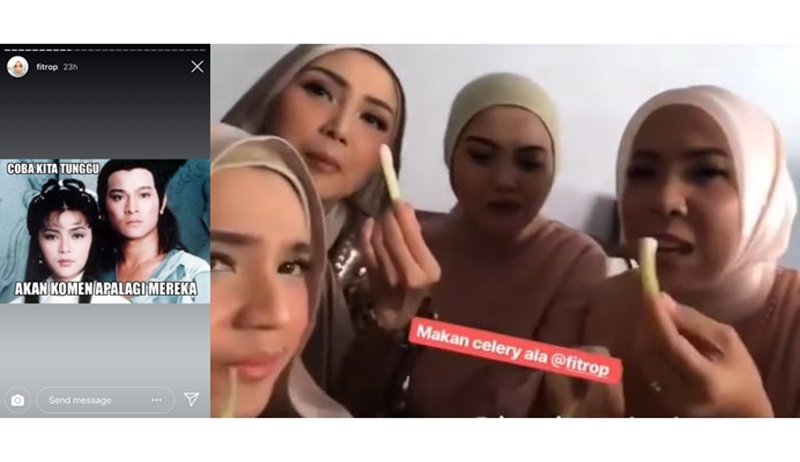 Begini Cara Fitri Tropika Meladeni Warganet yang Suuzan Soal Makan Pakai Tangan Kiri. Kocak!