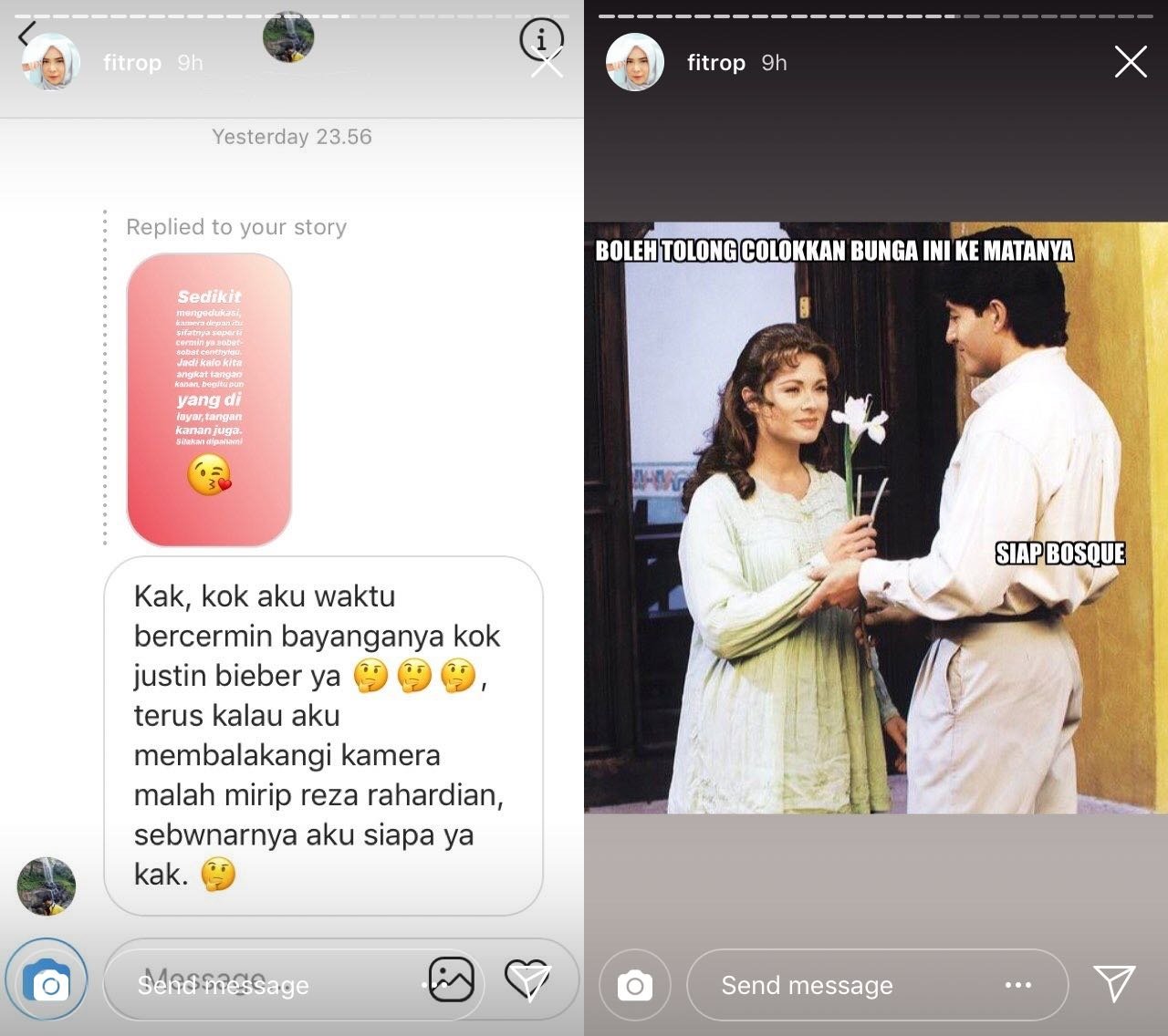 Begini Cara Fitri Tropika Meladeni Warganet yang Suuzan Soal Makan Pakai Tangan Kiri. Kocak!