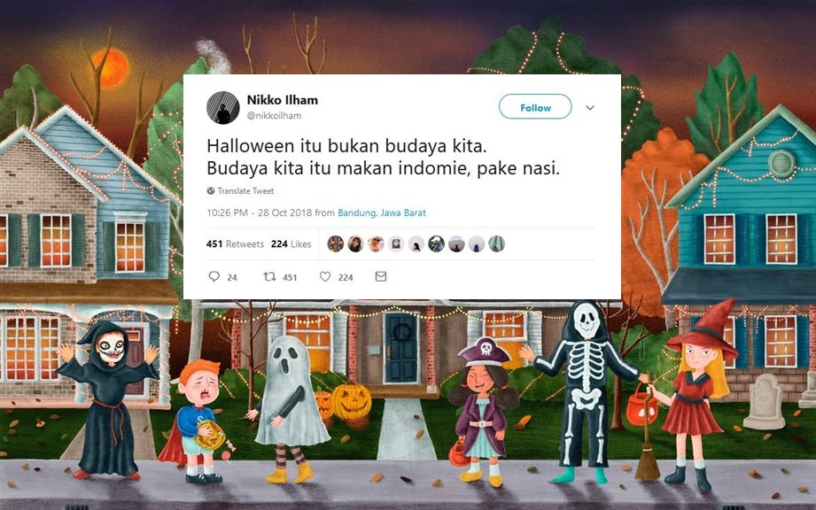 Halloween Bukanlah Budaya Kita, Melainkan 13 Hal ini. Warganet Memang Nggak Bisa Dibantah Lagi sih~