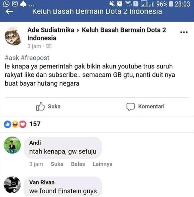 Selain Bikin Akun YouTube untuk Bayar Utang Negara, 10 Usulan Kocak ini Kayaknya Agak Logis deh