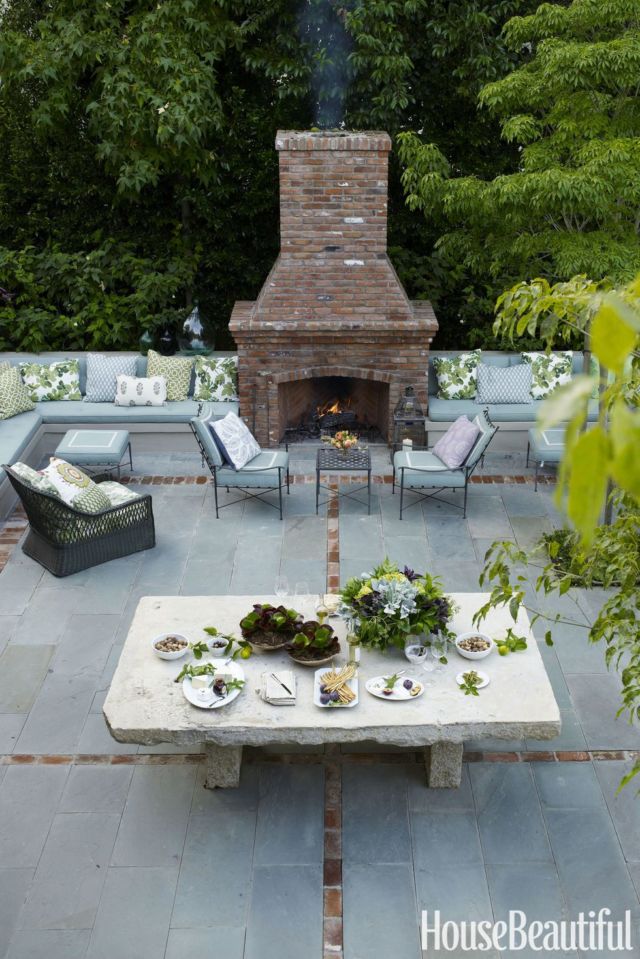 stone firepit